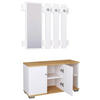HALLMÖBEL 2 delar  i 90/132/33 cm  - honungsek/vit, Modern, trämaterial (90/132/33cm) - MID.YOU