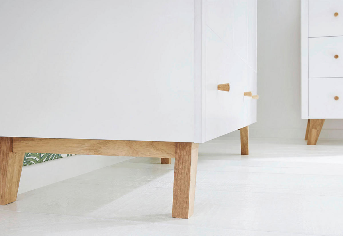 BABYZIMMER PINOLINO PAN  - Eichefarben/Weiß, Design, Holzwerkstoff - Pinolino