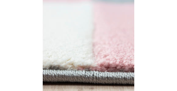 FLACHWEBETEPPICH 140/200 cm Hawaii Pink - Pink, Design, Textil (140/200cm) - Novel