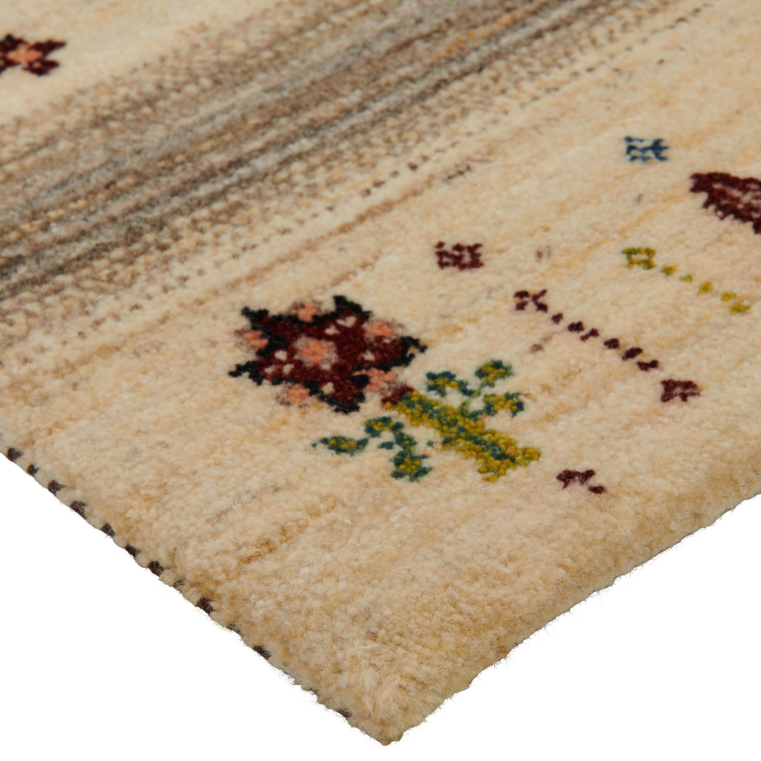 ORIENTTEPPICH 90/160 cm Metamorphose Grau, Naturfarben  - Naturfarben/Grau, LIFESTYLE, Textil (90/160cm) - Cazaris