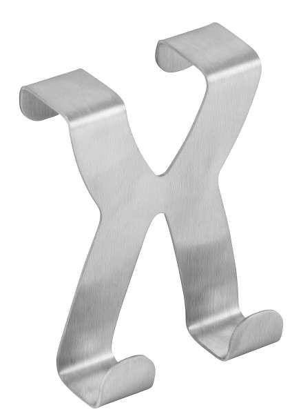 HÁČEK - barvy stříbra, Basics, kov (5/6cm) - Fackelmann
