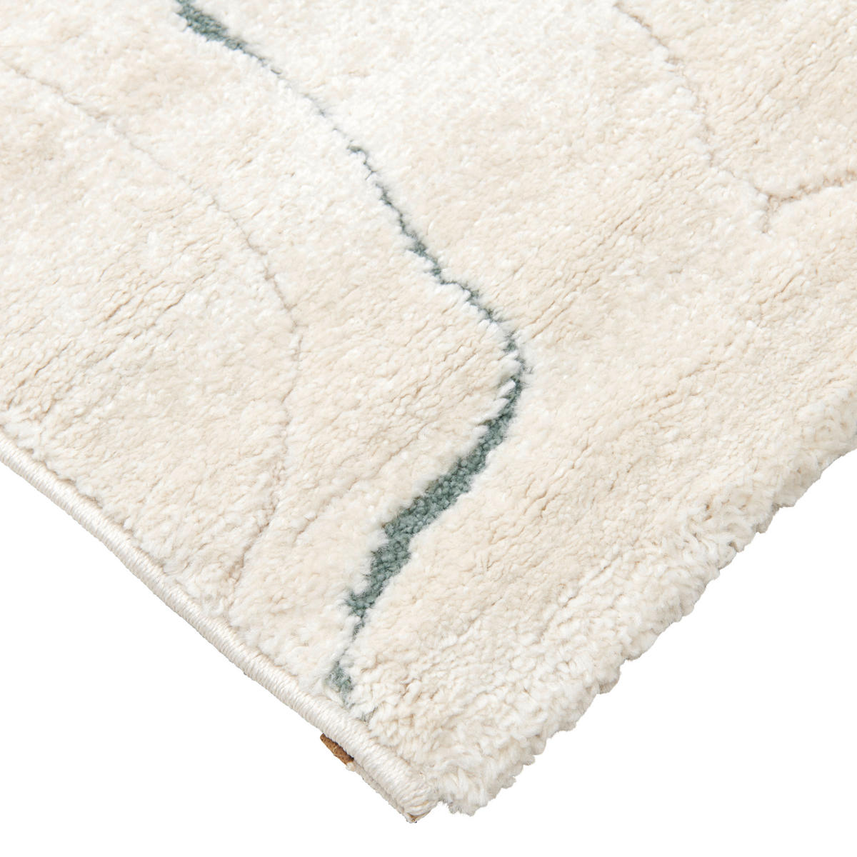 LÄUFER 80/300 cm Elio Creme, Hellbraun, Salbeigrün  - Hellbraun/Salbeigrün, Basics, Textil (80/300cm)