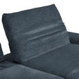 ECKSOFA  in Bouclé Blau  280/170-195 cm  - Blau/Schwarz, Design, Textil/Metall (280/170-195cm) - Dieter Knoll