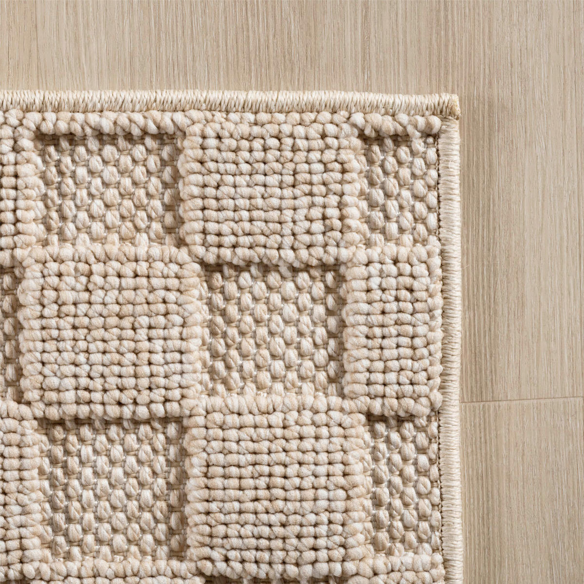 FLACHWEBETEPPICH 80 cm HELIX Beige  - Beige, Basics, Kunststoff/Textil (80cm) - Novel