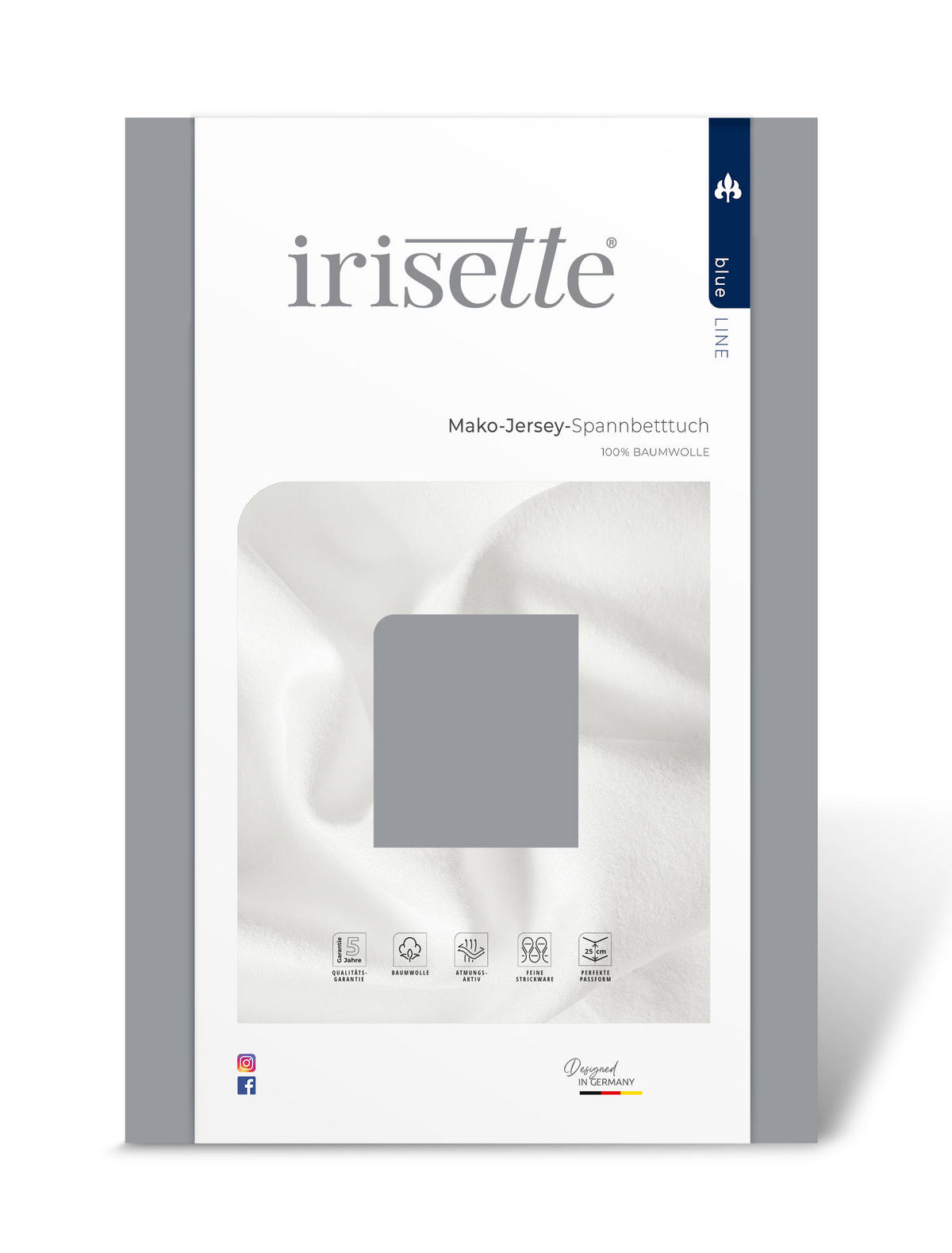 SPANNBETTTUCH Jersey 100/200 cm  - Taupe, KONVENTIONELL, Textil (100/200cm) - Irisette