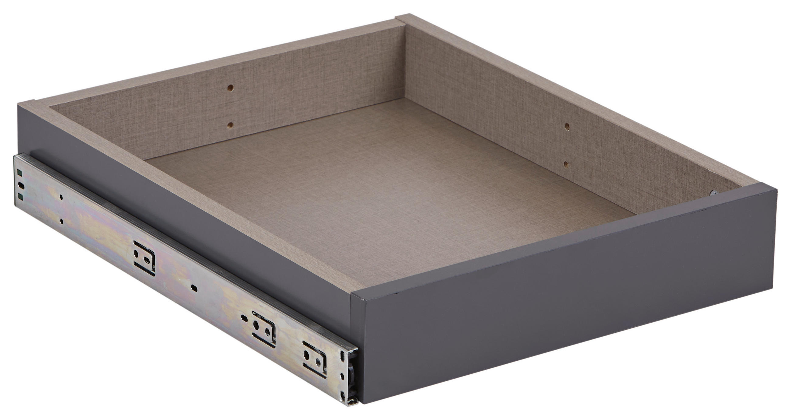 SCHUBLADE 46,8/8,1/37,5 cm Braun  - Braun, Holzwerkstoff (46,8/8,1/37,5cm) - Hom`in