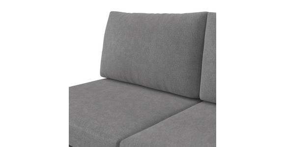 LOUNGESOFA  - Dunkelgrau/Anthrazit, Design, Textil/Metall (201/74/76cm) - Dieter Knoll