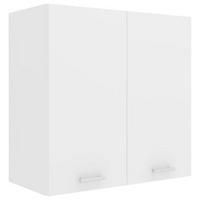 VÄGGSKÅP 60/60/31 cm  i vit  - vit/aluminiumfärg, Klassisk, metall/trämaterial (60/60/31cm) - MID.YOU