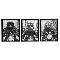 VÁSZONKÉP 20/25/1.8 cm  - fekete/fehér, Basics, faalapú anyag/textil (20/25/1.8cm)