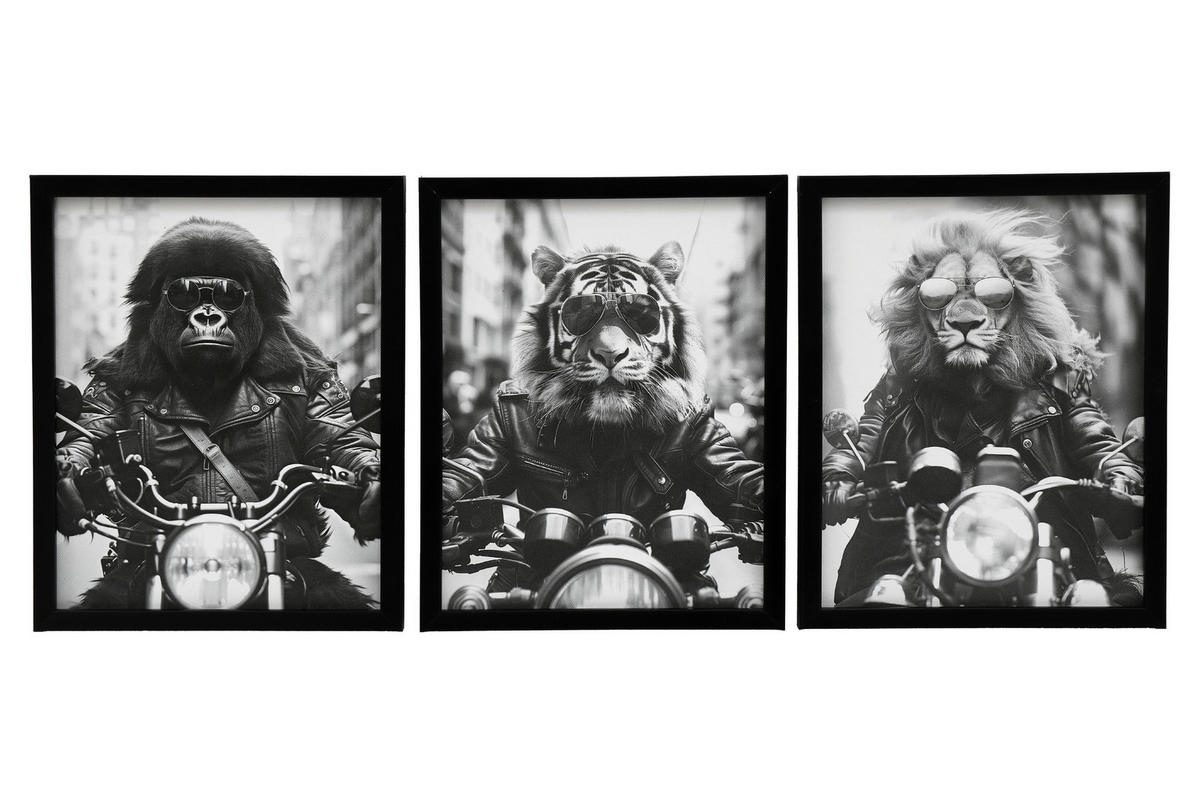 VÁSZONKÉP 20/25/1.8 cm  - fekete/fehér, Basics, faalapú anyag/textil (20/25/1.8cm)