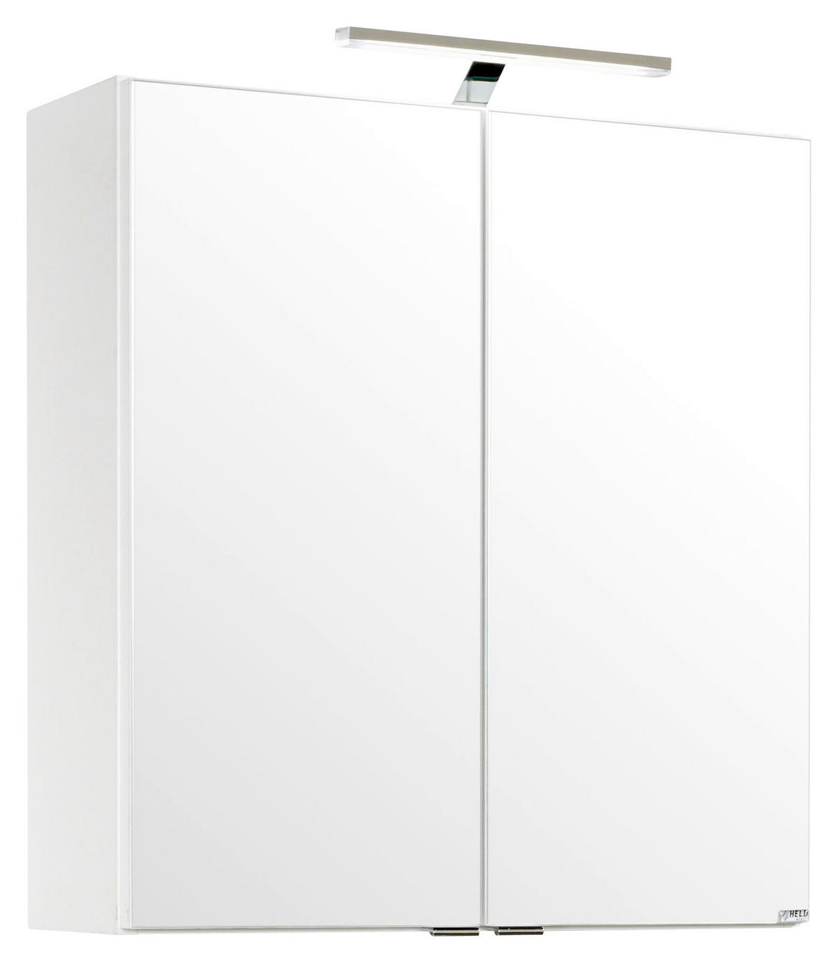 BADEZIMMER  in 60 cm  - Weiß/Silbereichenfarben, MODERN, Holzwerkstoff/Stein (60cm) - Held