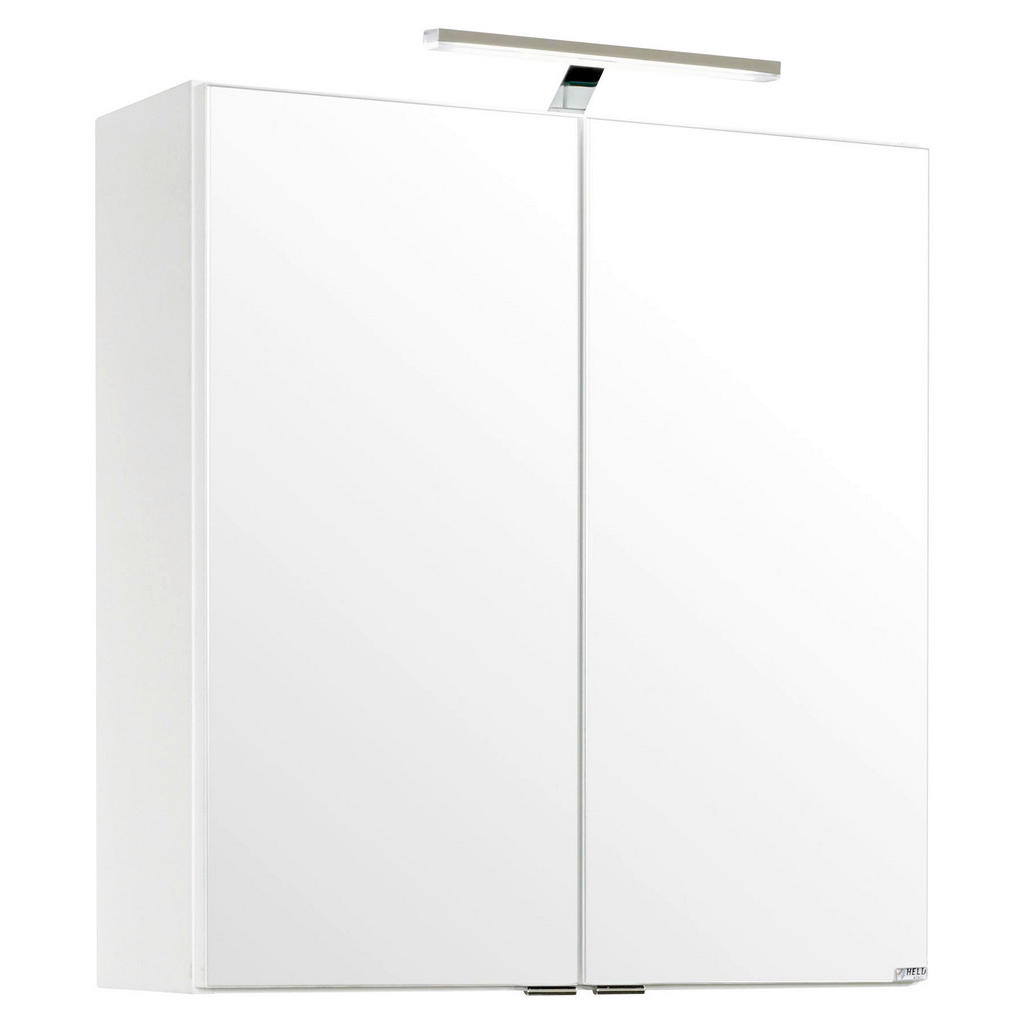 Thumbnail - Held Badezimmer Held Möbel Siena, Weiß, Sonoma Eiche, Holzwerkstoff, 1 Schubladen, F, 60 cm, Made in Germany, hängend, B...