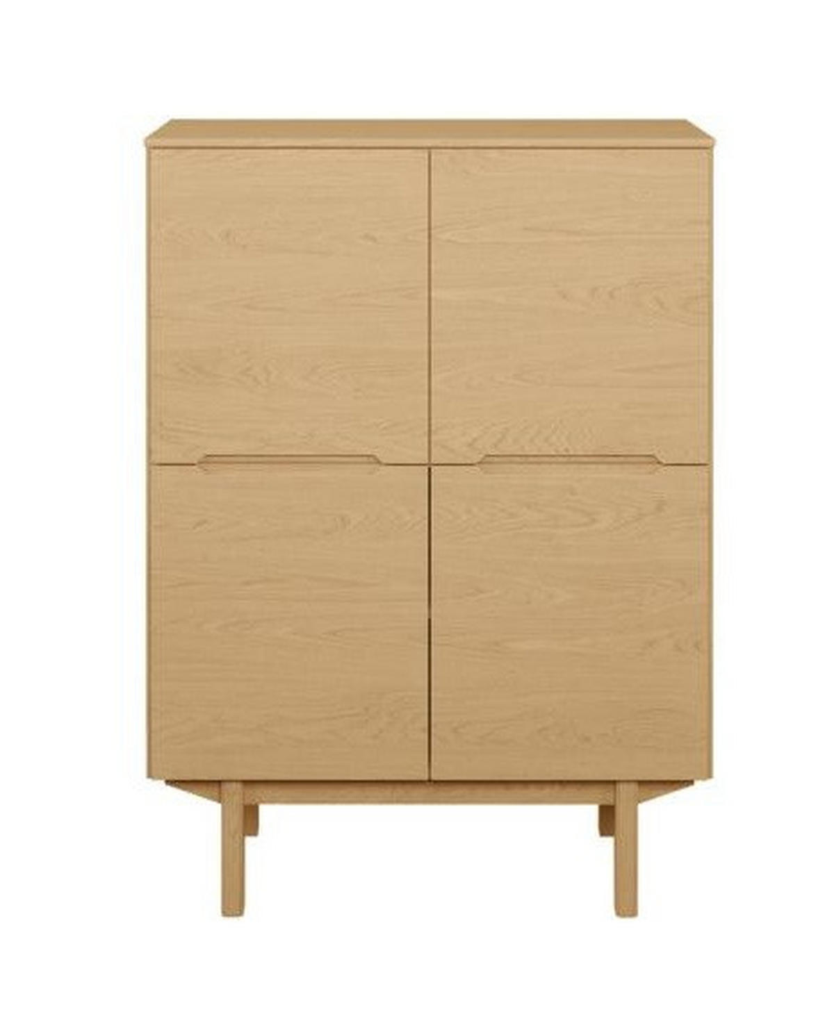 HÖG BYRÅ  98/135/41 cm 1 låda(or)  - ekfärgad, Design, trä (98/135/41cm) - Skovby