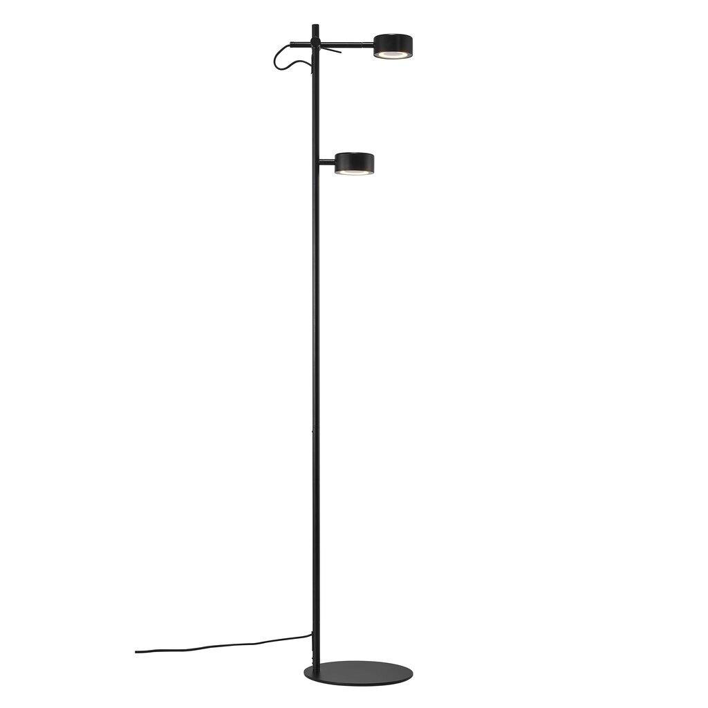 LED-STEHLEUCHTE CLYDE 26,6/138 cm   - Schwarz, Design, Metall (26,6/138cm) - Nordlux