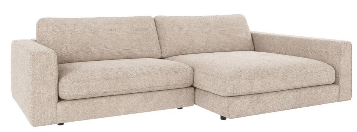 SOFFA i ljusgrå  - ljusgrå/svart, Klassisk, metall/trä (258/78/150cm) - Rowico