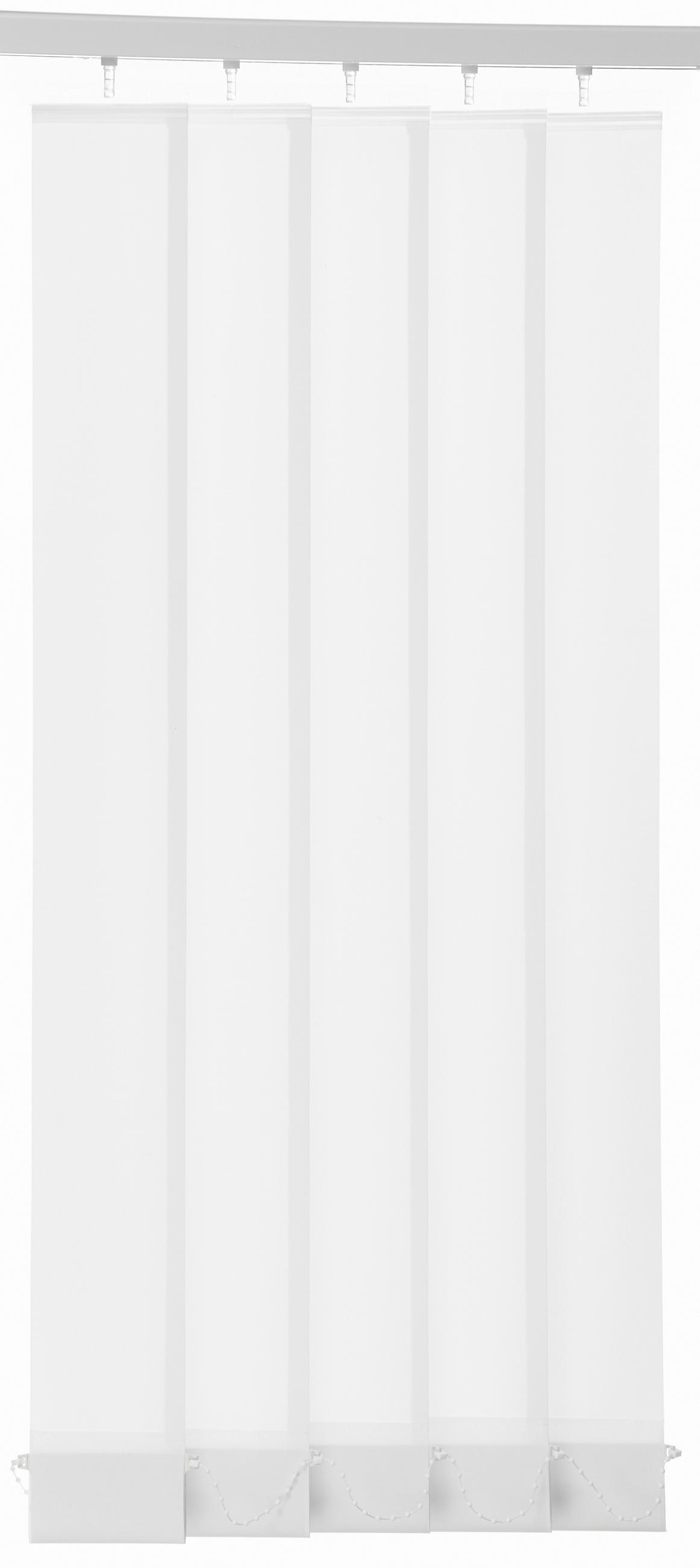 VERTIKALLAMELLEN  - Weiß, Basics, Textil (12,7/250cm) - Homeware