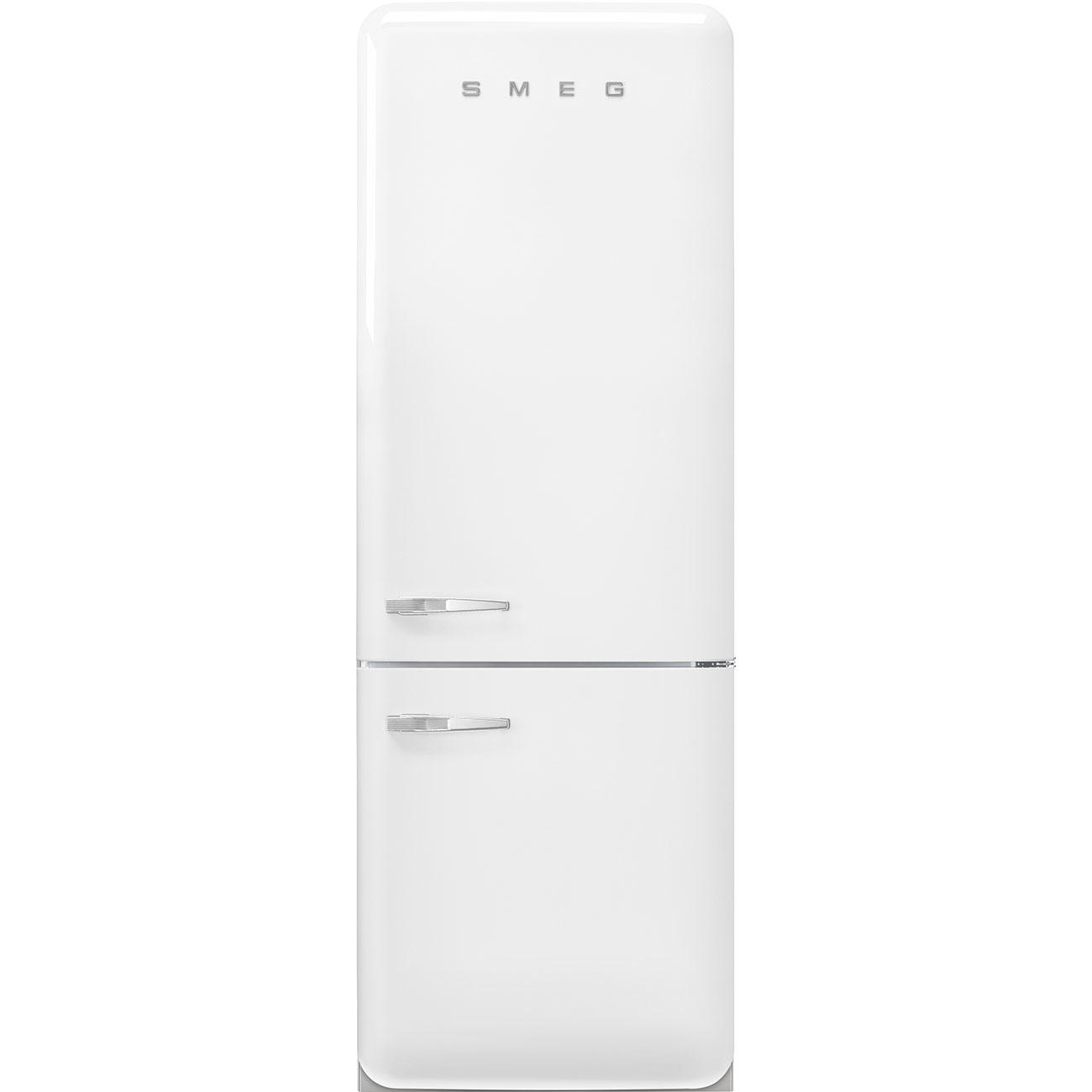 KÜHL-GEFRIER-KOMBINATION FAB38RWH5  - Weiß, Basics, Metall (70,6/205/71,1cm) - SMEG