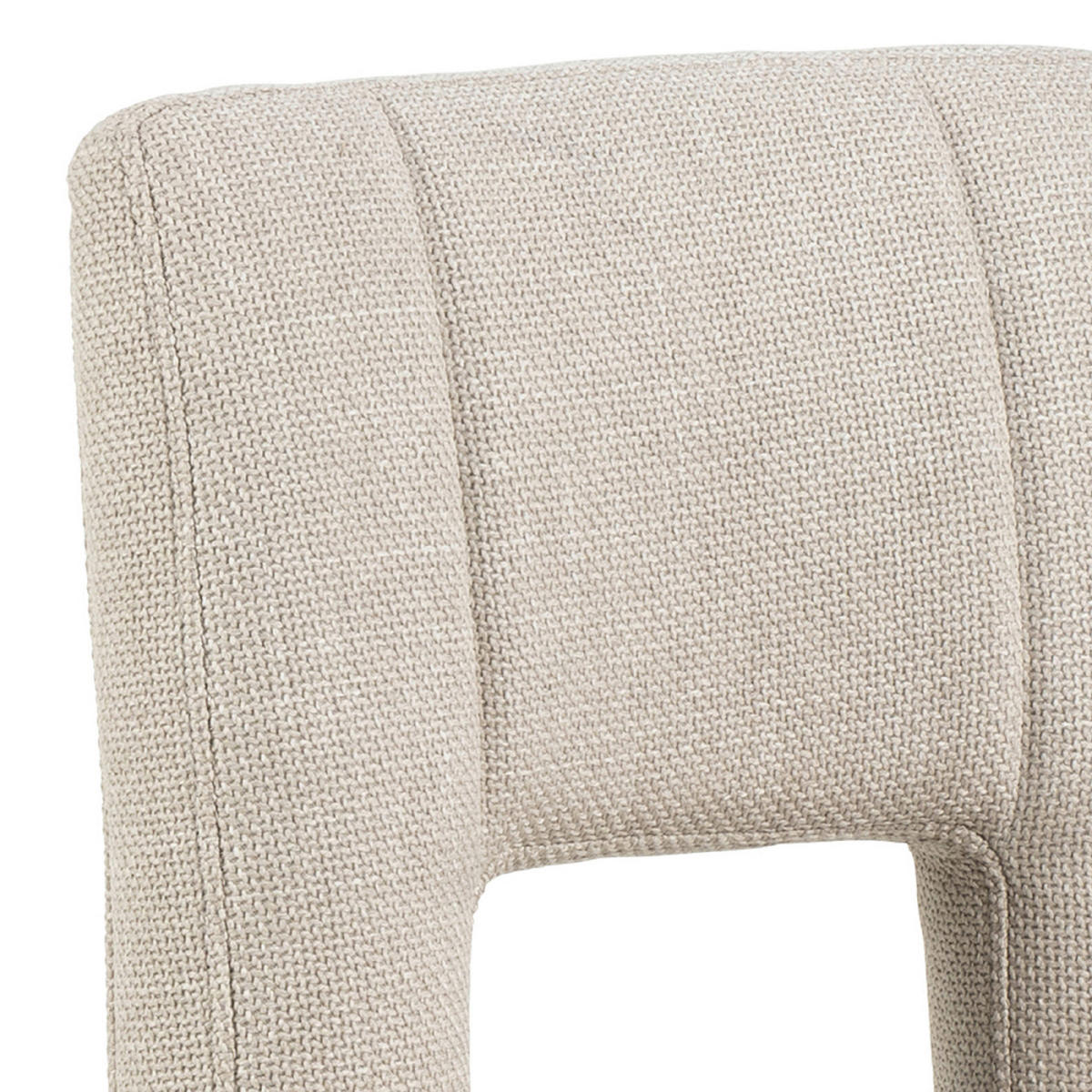 BAROVÁ STOLIČKA, béžová - svetlohnedá/čierna, Design, kov/textil (41,5/115/52cm) - MID.YOU