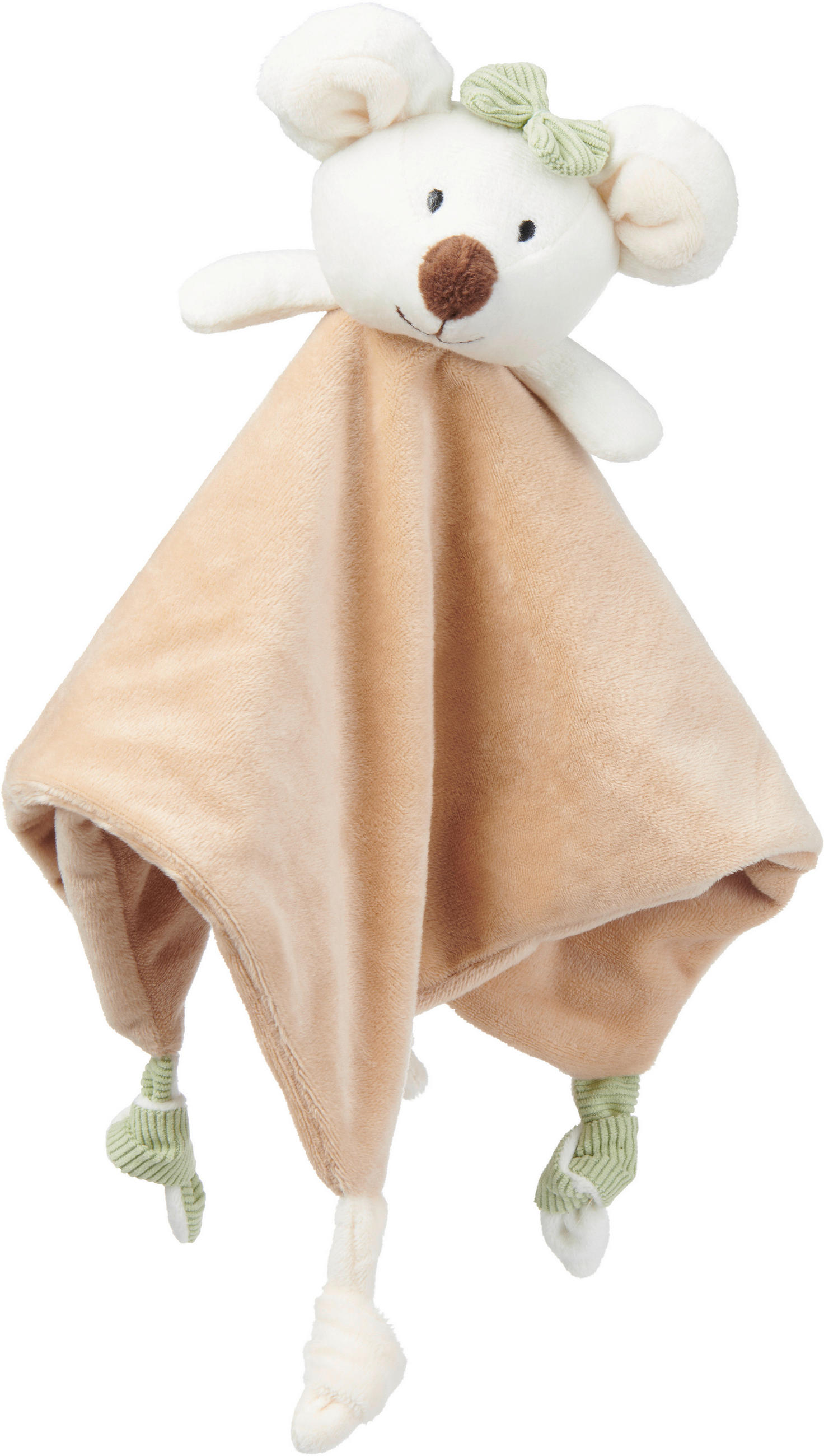 MAZLÍCÍ DEČKA - bílá/zelená, Basics, textil (30/30cm) - Patinio