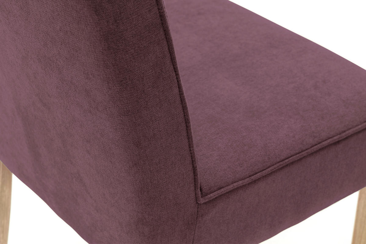 ŽIDLE, barvy dubu, bordeaux - bordeaux/barvy dubu, Natur, dřevo/textil (50/97/69cm) - MID.YOU