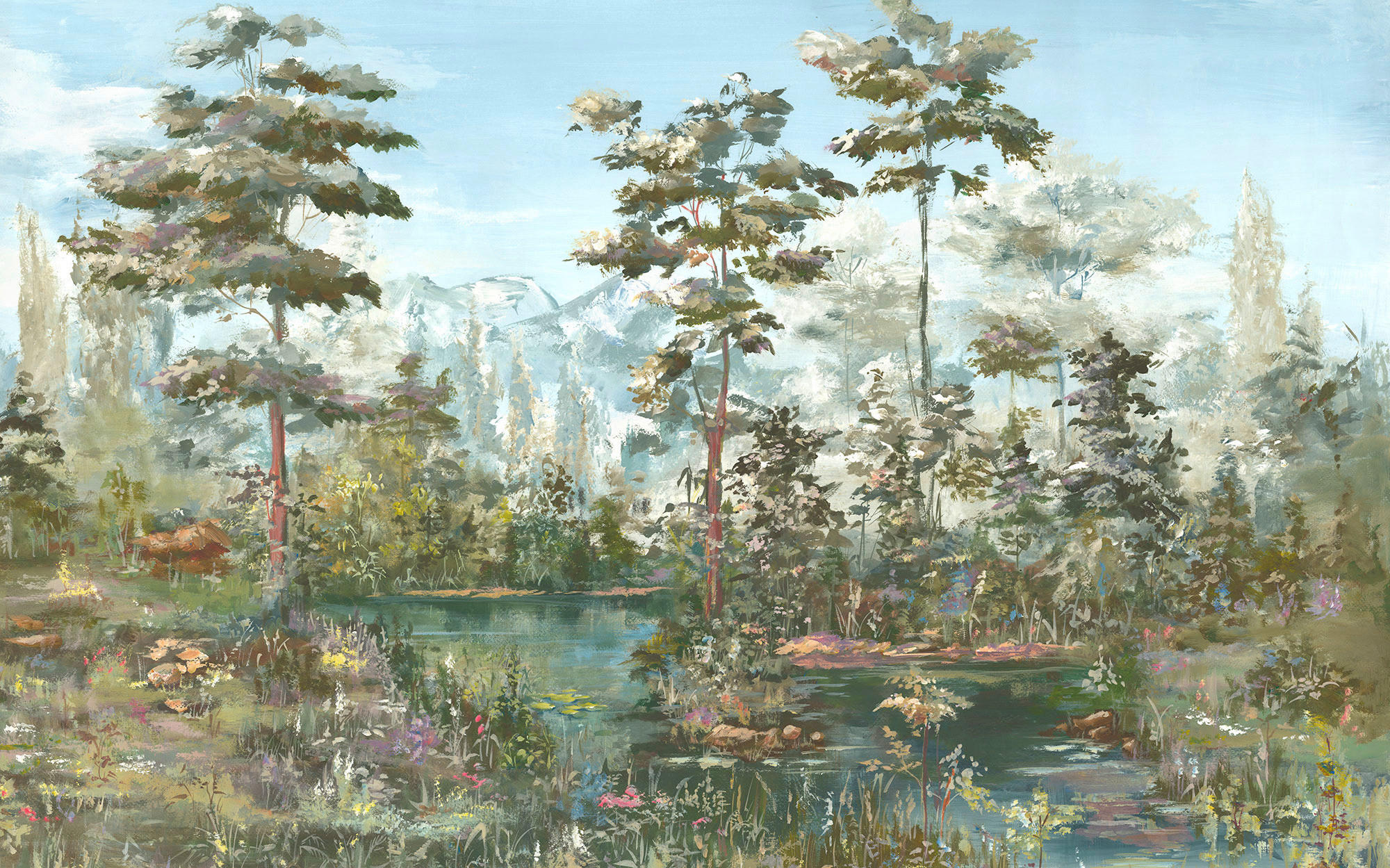 Xora Vliestapete Mehrfarbig 400x250 cm