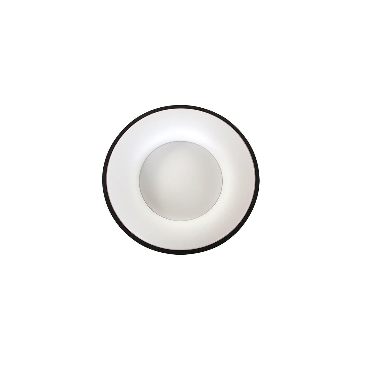 LED-DECKENLEUCHTE Ringlede 30/9 cm   - Schwarz, Basics, Kunststoff/Metall (30/9cm)