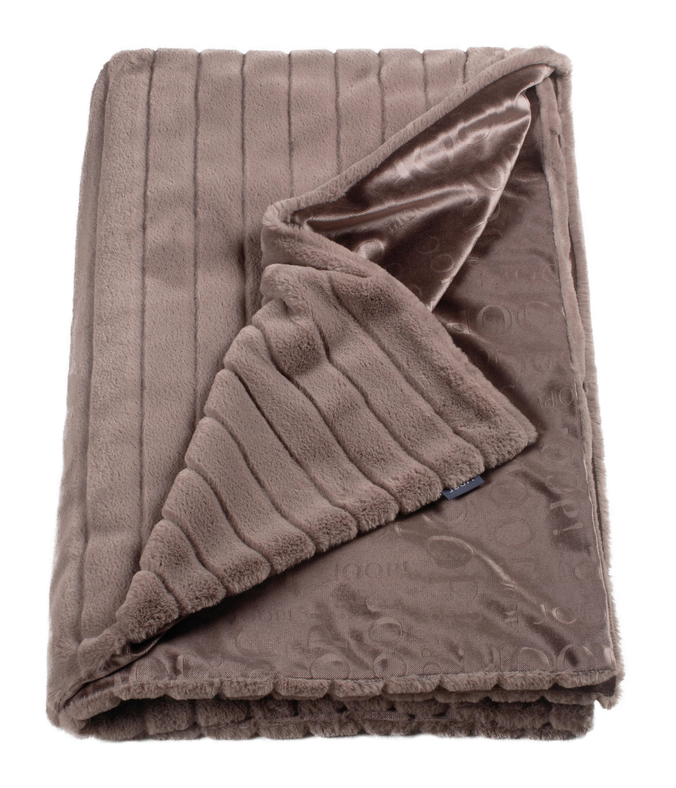 FELLDECKE Glam 130/170 cm  - Schlammfarben/Fango, Basics, Textil (130/170cm) - Joop!