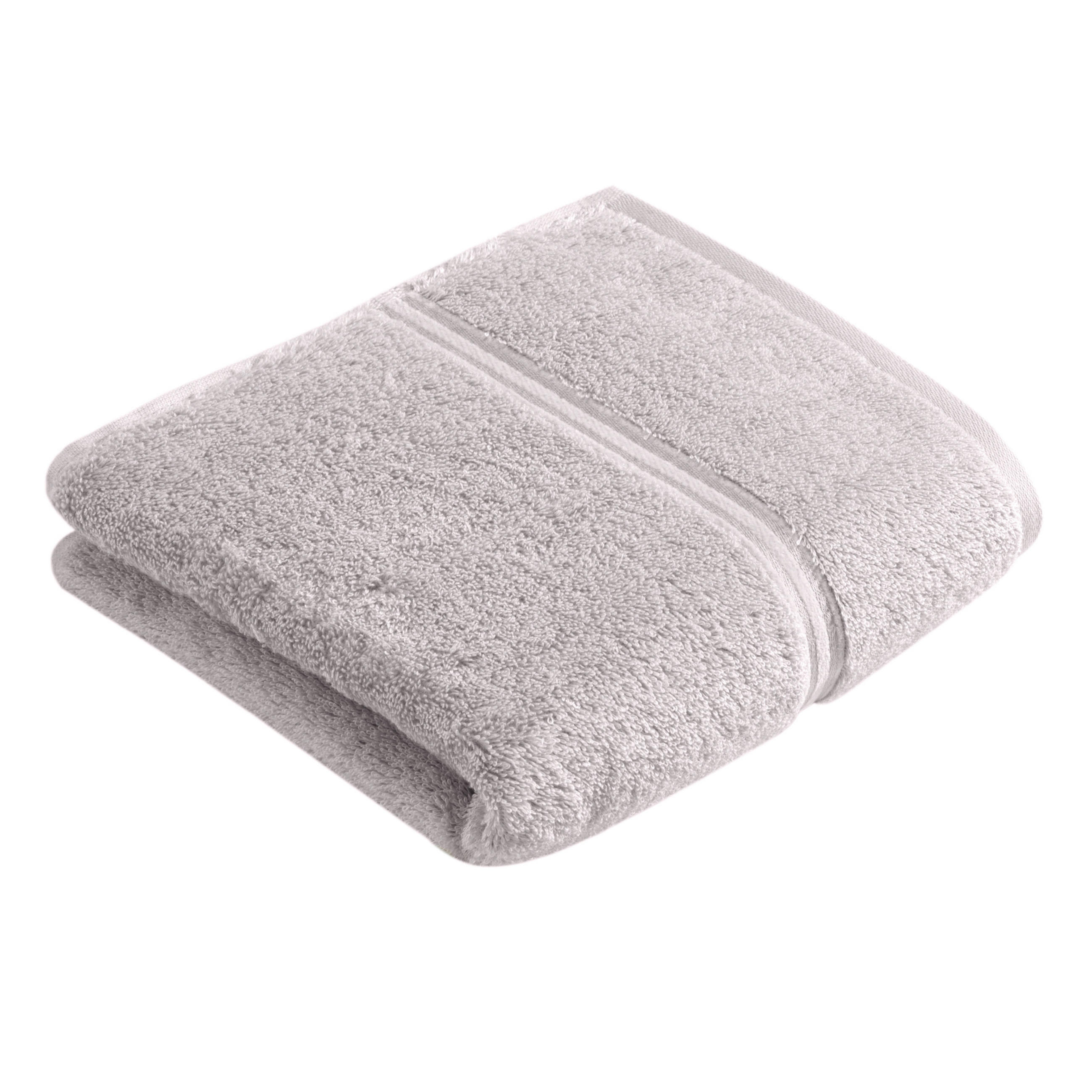 HANDTUCH Belief NOS Vossen Wäsche Grau  - Grau, Basics, Textil (100/50cm) - Vossen