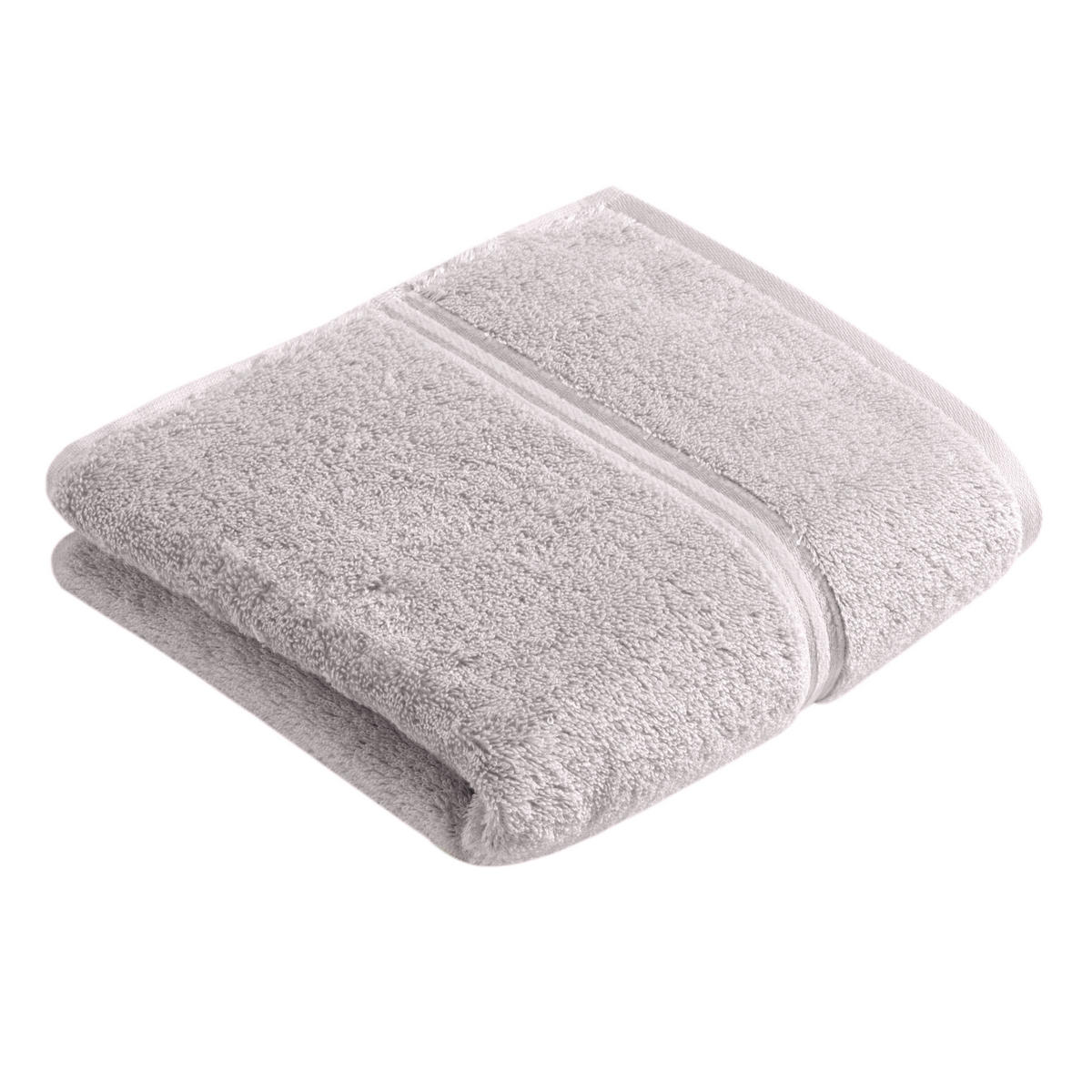 HANDTUCH Belief NOS Vossen Wäsche Grau  - Grau, Basics, Textil (100/50cm) - Vossen