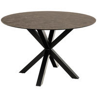 STOL ZA BLAGOVAONICU  smeđa  keramika      - smeđa/crna, Trend, metal/keramika (119/75,5cm) - MID.YOU