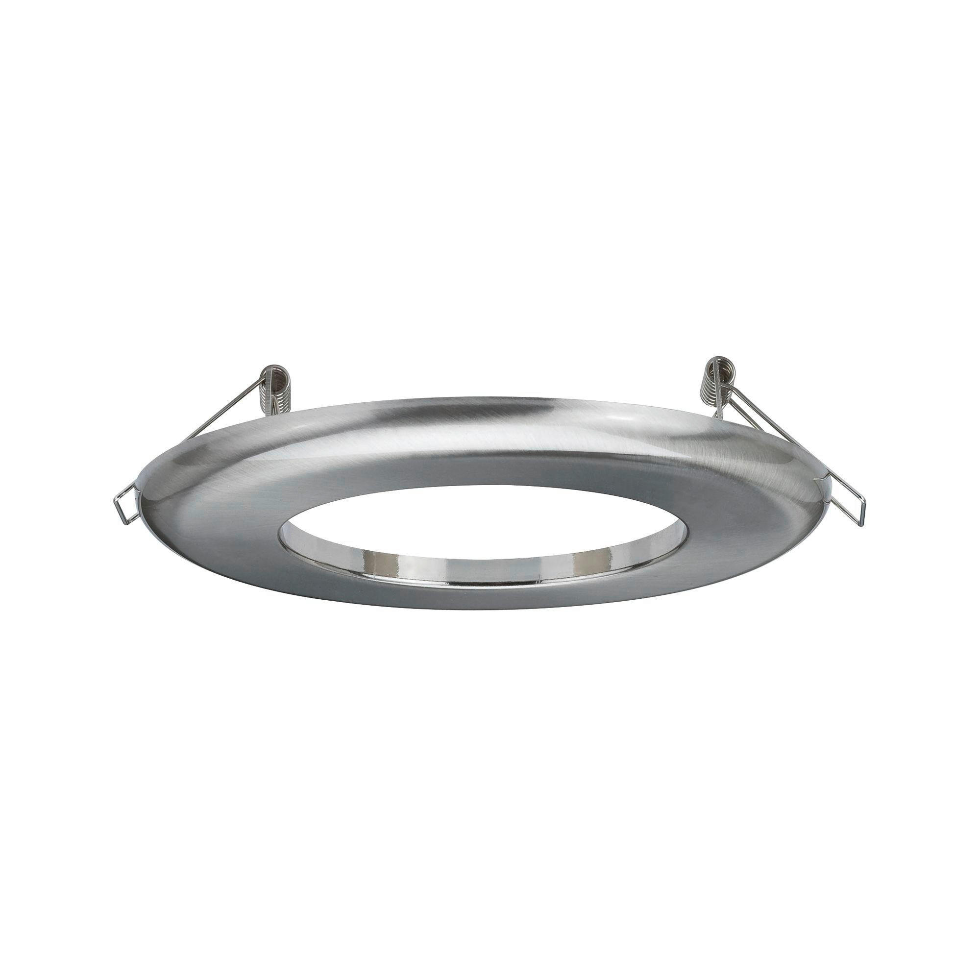 EINBAURAHMEN 13 cm  - Edelstahlfarben, Basics, Metall (13cm) - Paulmann