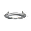 EINBAURAHMEN 13 cm  - Edelstahlfarben, Basics, Metall (13cm) - Paulmann