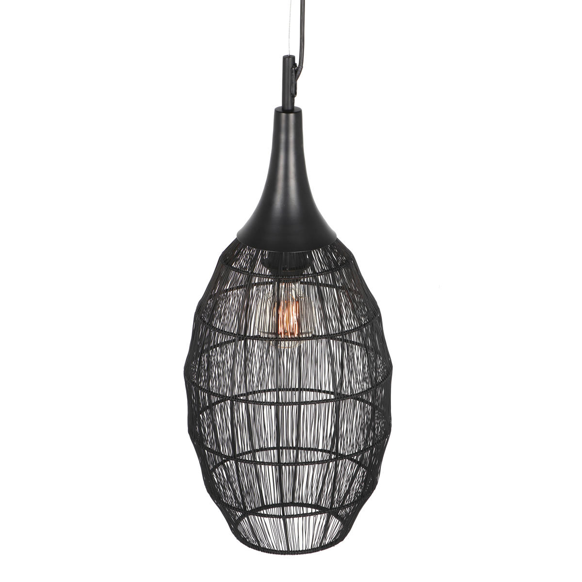 HÄNGELEUCHTE 26/150 cm  - Schwarz, Design, Metall (26/150cm) - Trio Leuchten