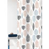 SPRCHOVÝ ZÁVES, 180/200 cm - hnedá/biela, Basics, plast (180/200cm) - Grund