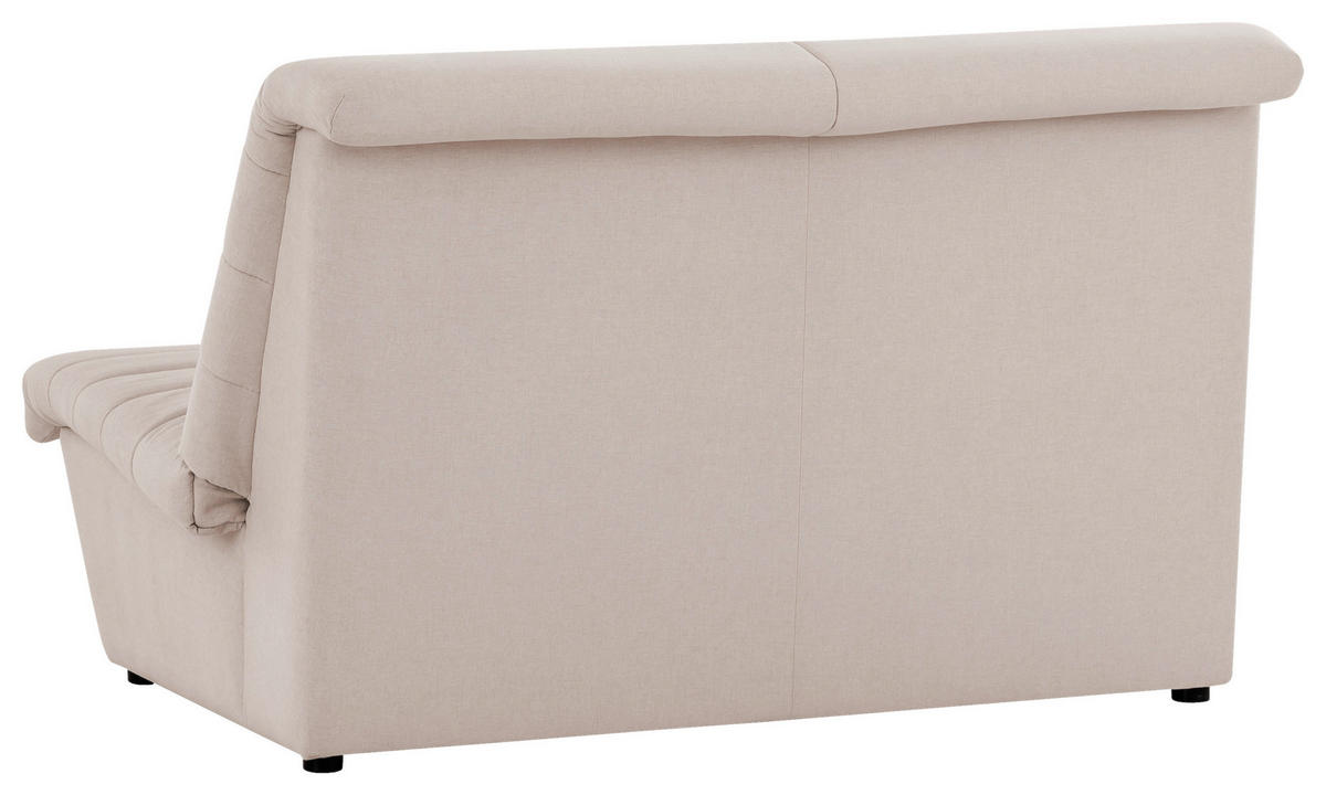2-SITZER-SOFA Webstoff Ecru  - Ecru/Schwarz, Design, Kunststoff/Textil (145/92/103cm) - LOOKS by W.Joop
