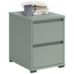 NACHTSCHRANK 40,1/54,8/48 cm  - Anthrazit/Graugrün, Design, Holzwerkstoff/Kunststoff (40,1/54,8/48cm) - Carryhome