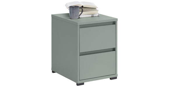 NACHTSCHRANK 40,1/54,8/48 cm  - Anthrazit/Graugrün, Design, Holzwerkstoff/Kunststoff (40,1/54,8/48cm) - Carryhome