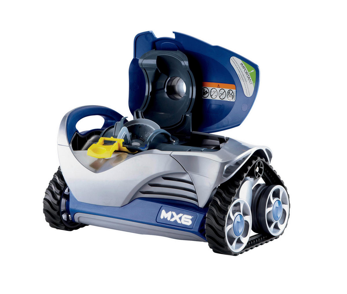 POOLSAUGER 2024  - Blaugrau, KONVENTIONELL, Kunststoff (31/19/22cm) - Gre