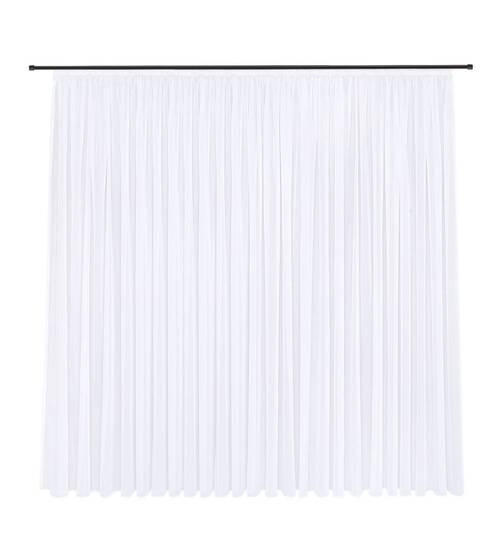 FERTIGSTORE  transparent  600/245 cm   - Weiß, Basics, Textil (600/245cm)