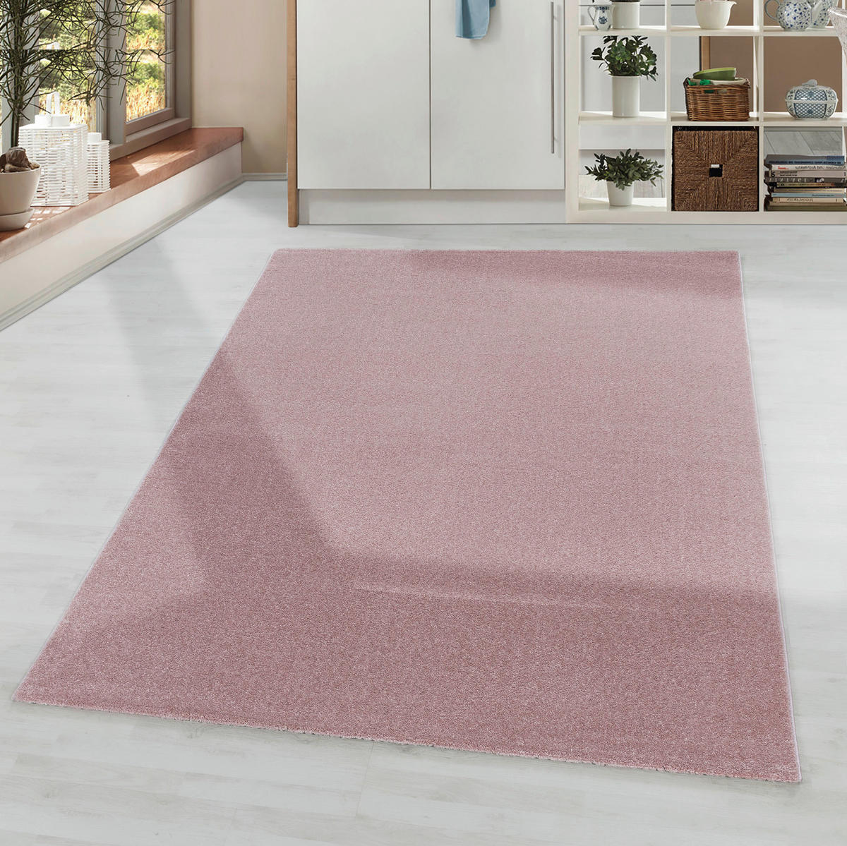 LÄUFER 80/250 cm Rio 4600 rose  - Rosa, Basics, Textil (80/250cm) - Novel