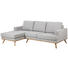 WOHNLANDSCHAFT Webstoff Rückenkissen - Klar/Hellgrau, KONVENTIONELL, Holz/Textil (148/233cm) - Carryhome