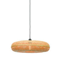 ZÁVĚSNÉ SVÍTIDLO, 60/60/17 cm  - přírodní barvy, Trend, dřevo (60/60/17cm) - Good & Mojo