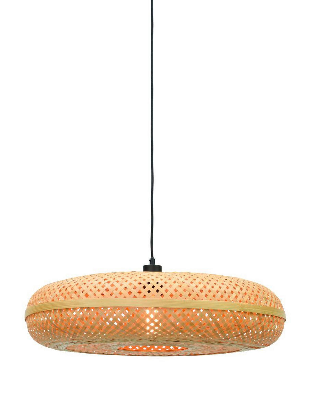 ZÁVĚSNÉ SVÍTIDLO, 60/60/17 cm  - přírodní barvy, Trend, dřevo (60/60/17cm) - Good & Mojo