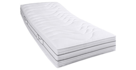 TASCHENFEDERKERNMATRATZE ORTHO STAR XXL 1000 T 90/200 cm Höhe ca. 19 cm  - Basics, Textil (90/200cm) - Novel