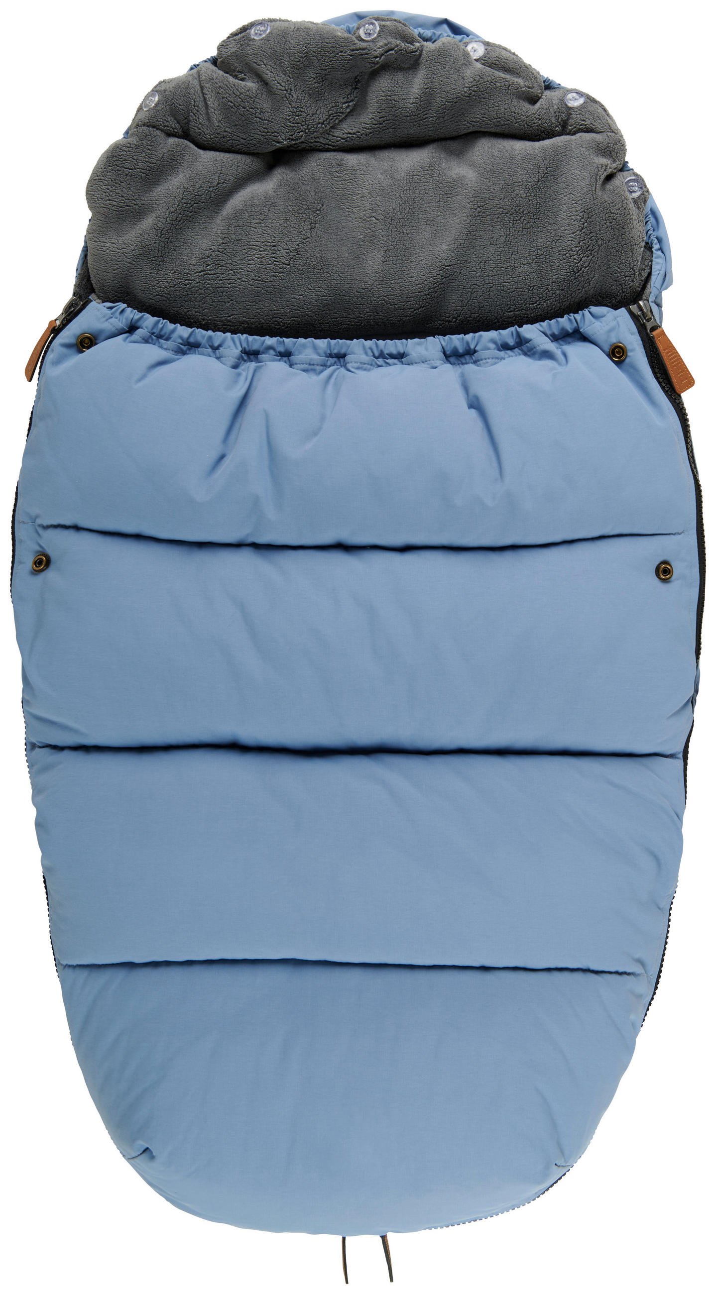 Thumbnail - Jimmylee FUßSACK, Blau, Kunststoff, Füllung: Polyester, Fleece, 50x100 cm, wasserabweisend, Winterfußsack, Gurtschlitze,...