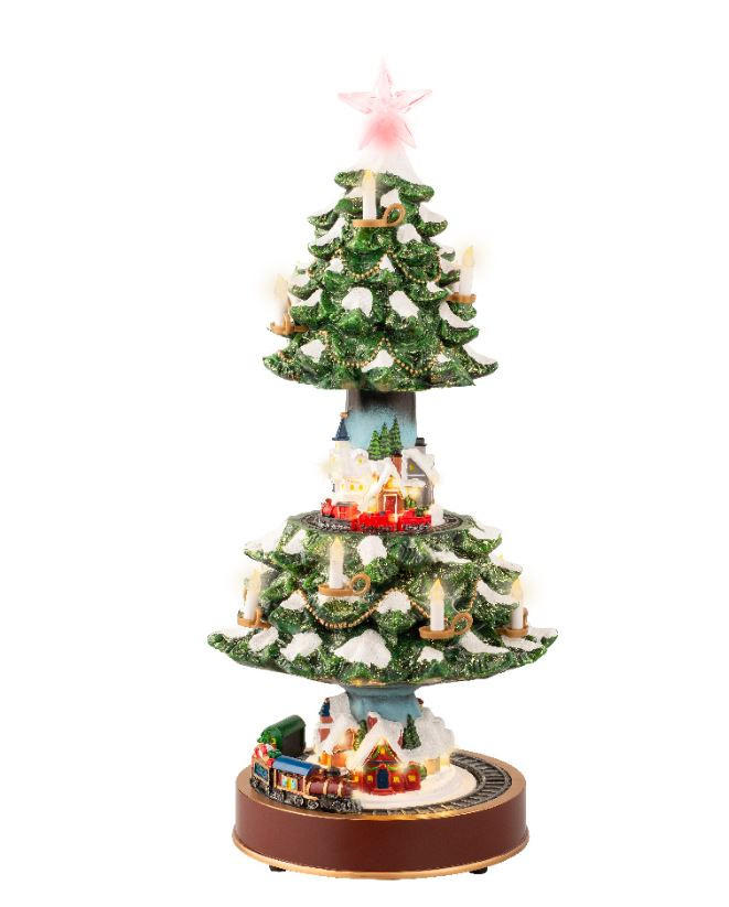 BOŽIČNA LED-FIGURICA - večbarvno, Basics, umetna masa (24,5/49cm)