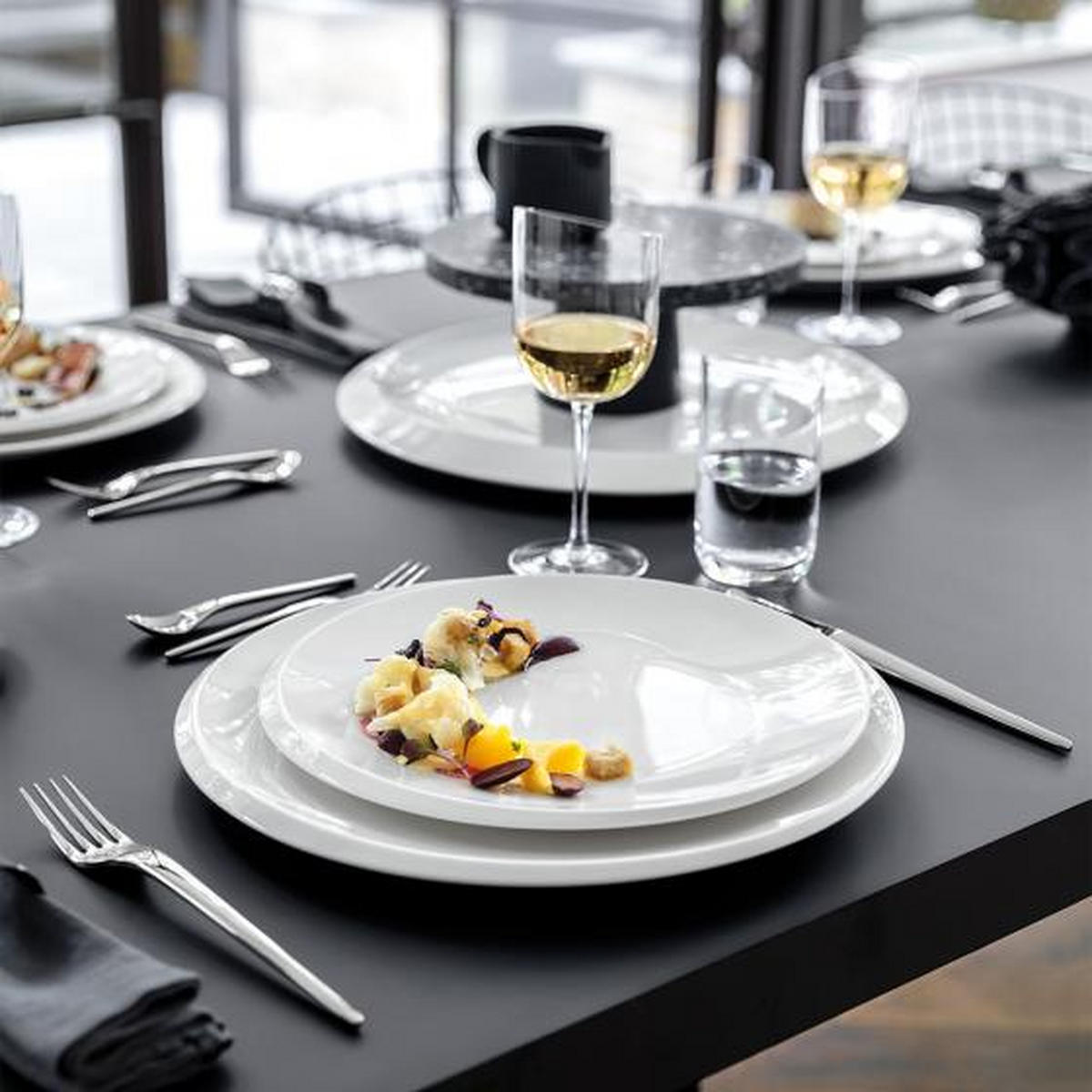 SPEISETELLER New Moon  - Weiss, Design, Keramik (27cm) - Villeroy & Boch