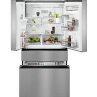 FRENCH-DOOR RMB954E9VX  - Silberfarben, Basics, Metall (91,3/178,1/75,3cm) - AEG