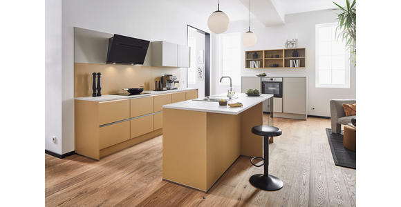 EINBAUKÜCHE   - Karamell, Design, Holzwerkstoff - Xora