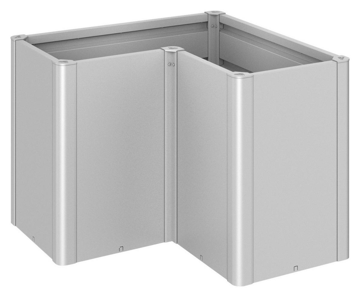 HOCHBEET Belvedere  - Silberfarben, Basics, Metall (102/102cm) - Biohort
